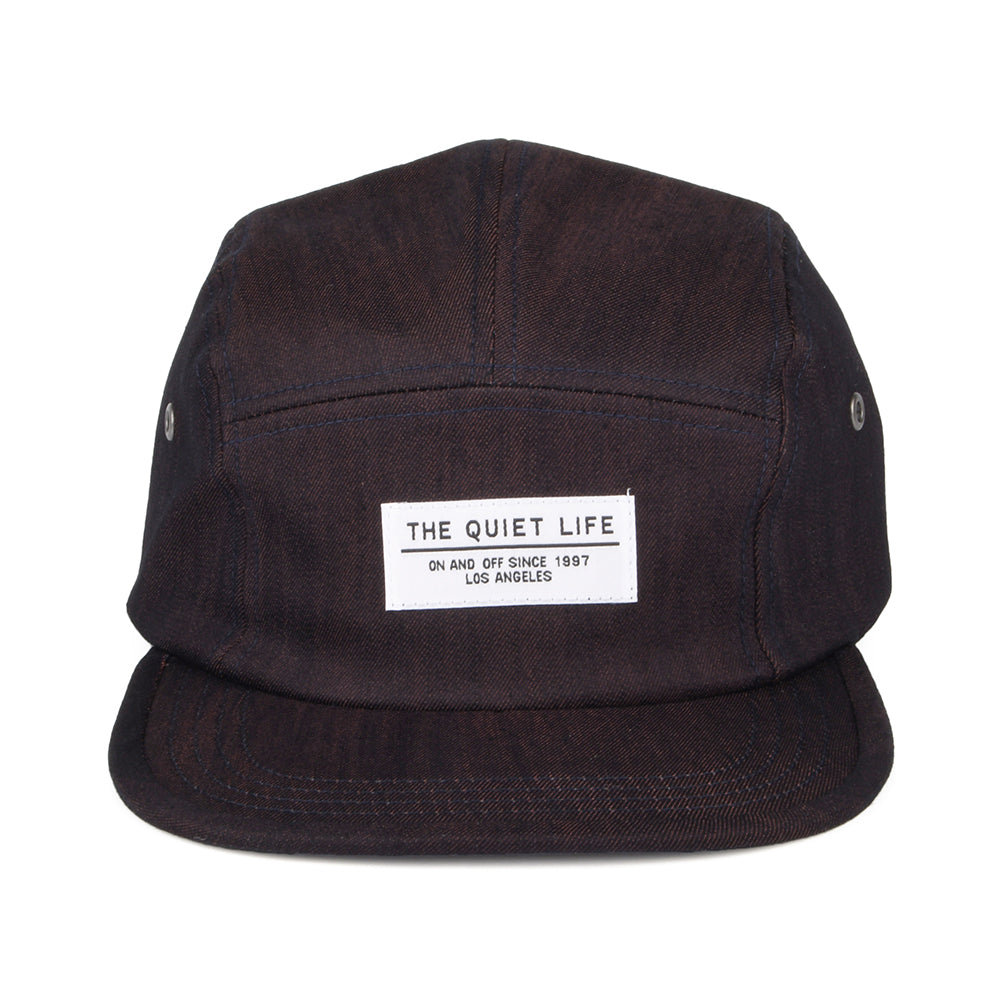 The Quiet Life Overdyed Denim 5 Paneelen Cap - Denim