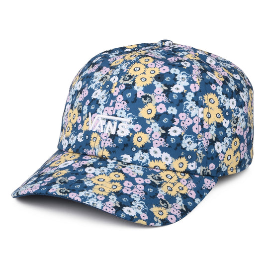 Vans Court Side Printed Deco Ditsy Baseball Cap - Blau-Gelb