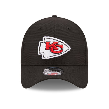 New Era 39THIRTY Kansas City Chiefs Baseball Cap - NFL Diamond Era - Schwarz