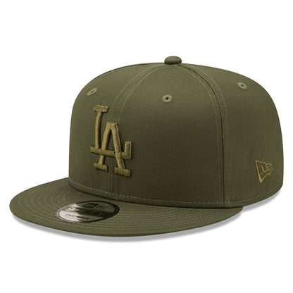 New Era 9FIFTY L.A. Dodgers Baseball Cap - MLB League Essential II - Olivgrün