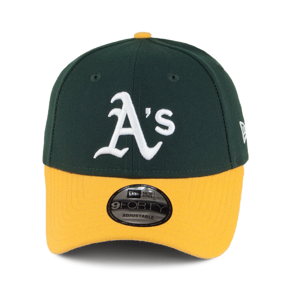 New Era 9FORTY Oakland Athletics Cap - League - Grün-Gelb