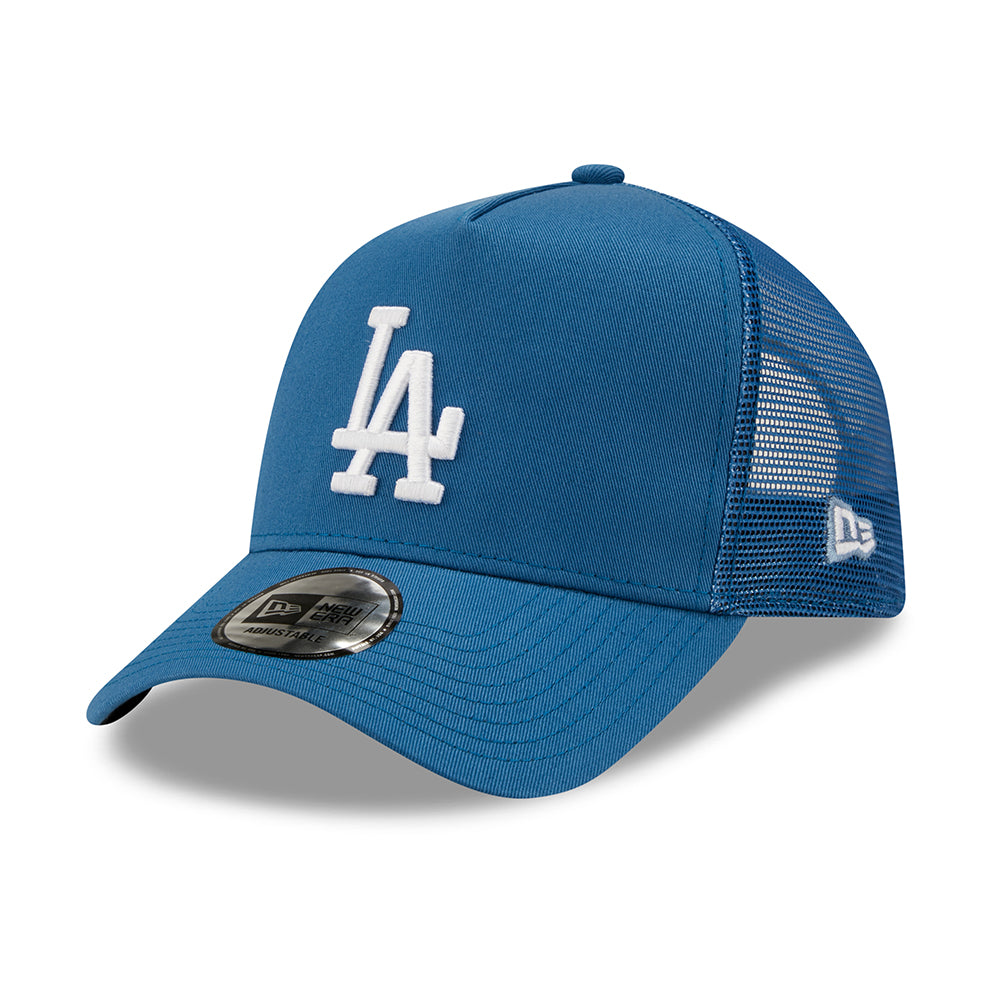 New Era 9FORTY A-Frame L.A. Dodgers Trucker Cap - MLB Tonal Mesh - Blau