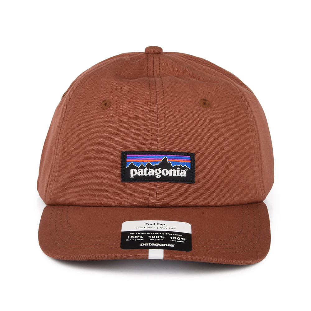 Patagonia P-6 Label Trad Baseball Cap aus organischer Baumwolle - Terrakotta