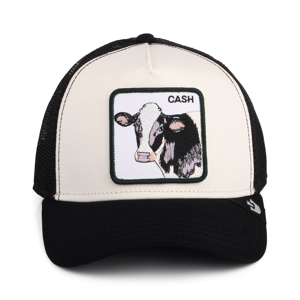 Goorin Bros. Cash Cow Trucker Cap - Weiß-Schwarz