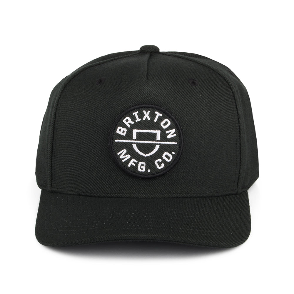 Brixton Crest C NetPlus MP Snapback Cap - Schwarz