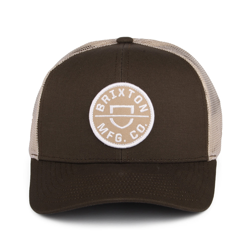 Brixton Crest NetPlus MP Trucker Cap - Hellbraun-Sand