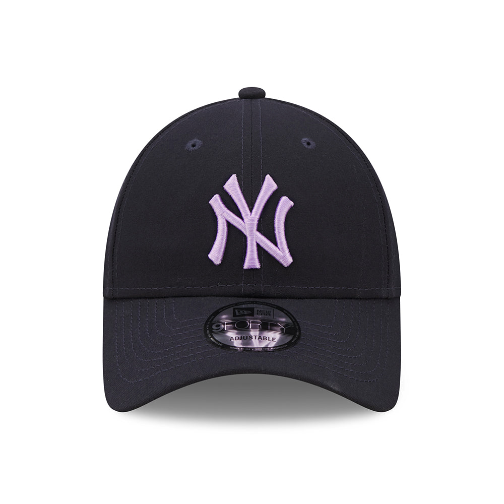 New Era 9FORTY New York Yankees Baseball Cap - MLB Repreve - Marineblau-Lila