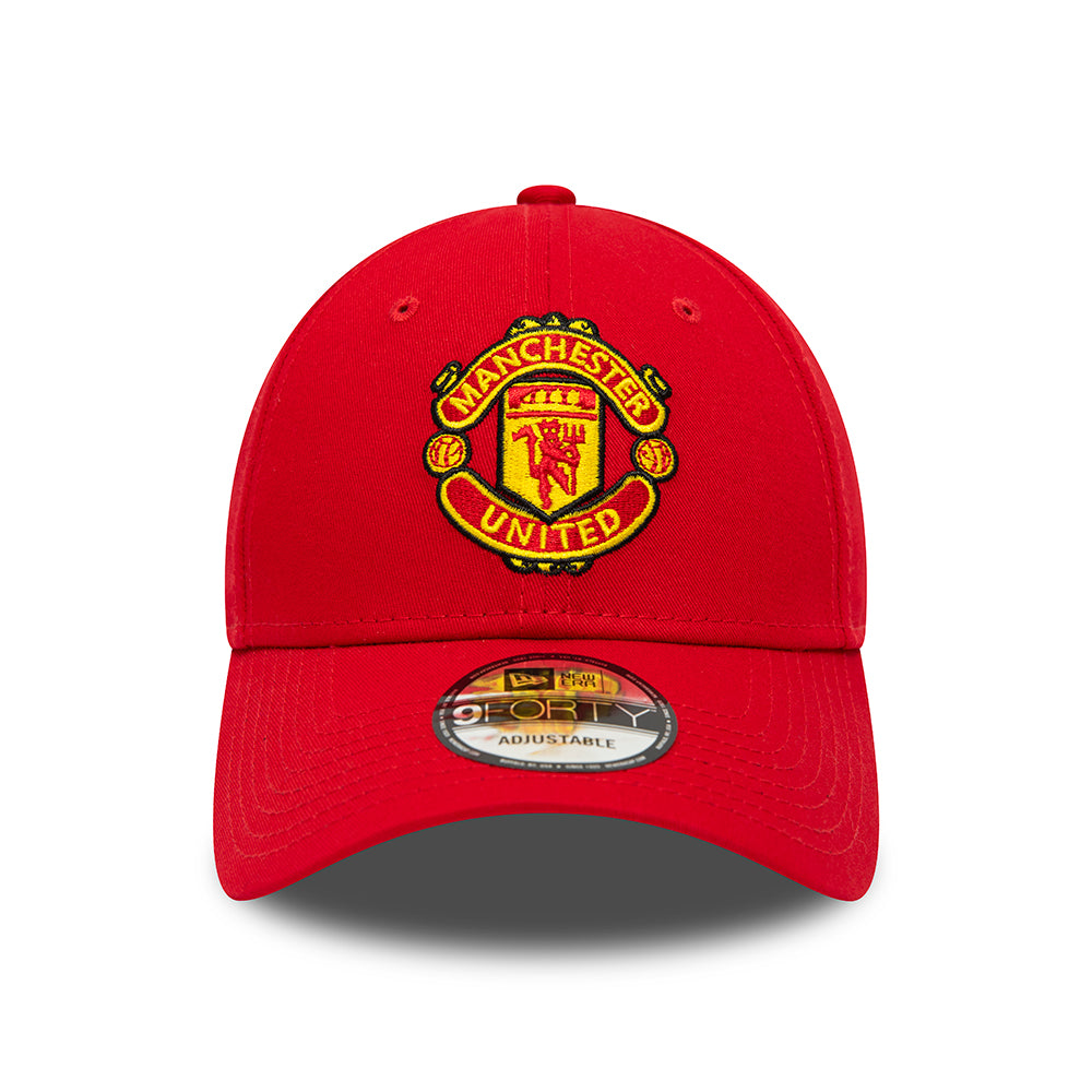 New Era 9FORTY Manchester United FC Baseball Cap - Scharlachrot