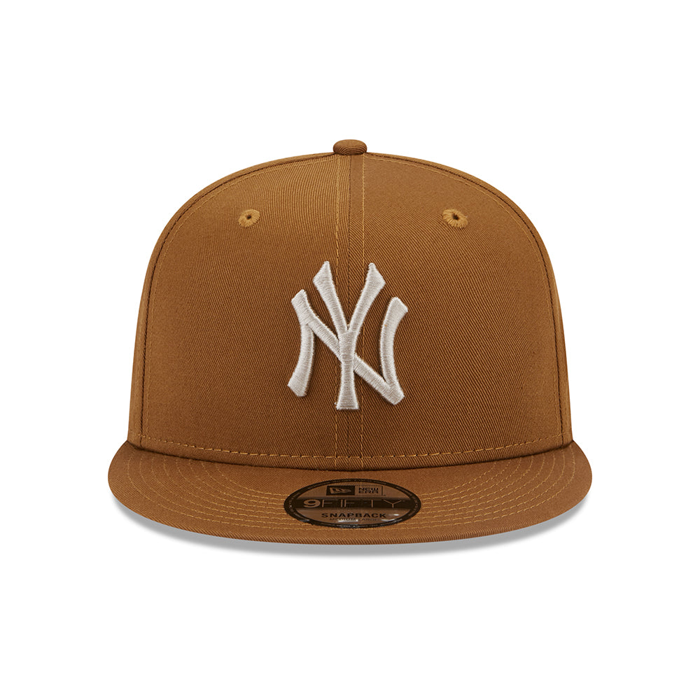 New Era 9FIFTY New York Yankees Snapback Cap - MLB League Essential - Toffee-Steingrau