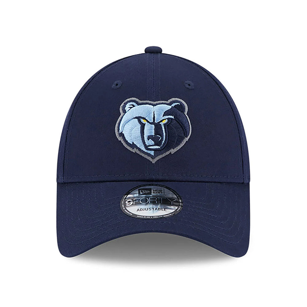 New Era 9FORTY Memphis Grizzlies Baseball Cap NBA Team Side Patch - Marineblau