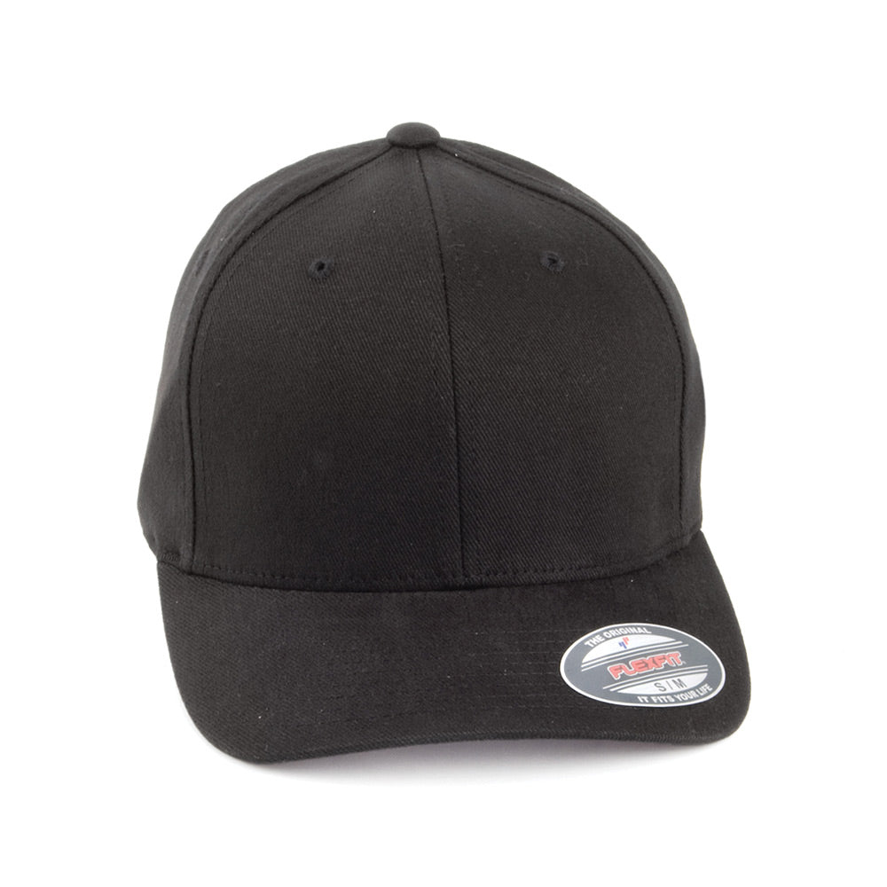 FlexFit Mid-Pro Cap - Schwarz