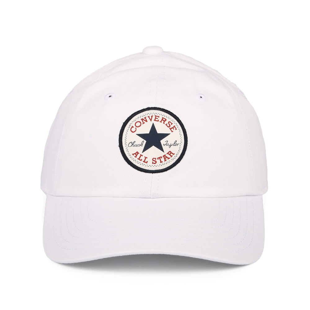 Converse Tip Off Baseball Cap aus Baumwolle - Weiß