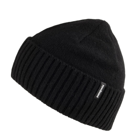 Patagonia Brodeo Beanie Mütze aus recycelter Wolle - Schwarz