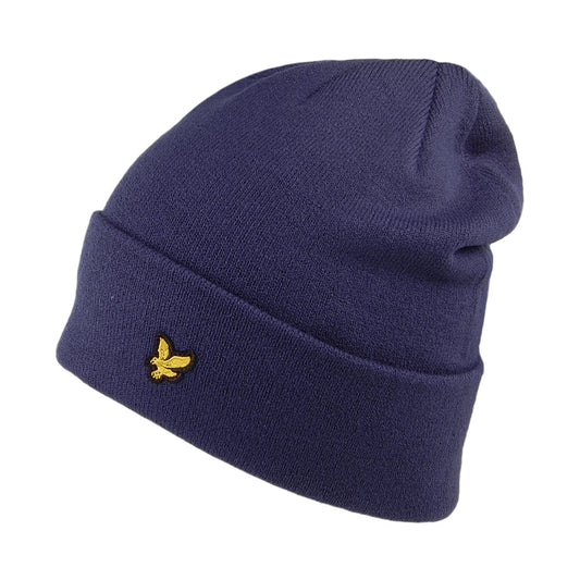 Lyle & Scott Basic Beanie Mütze - Marineblau