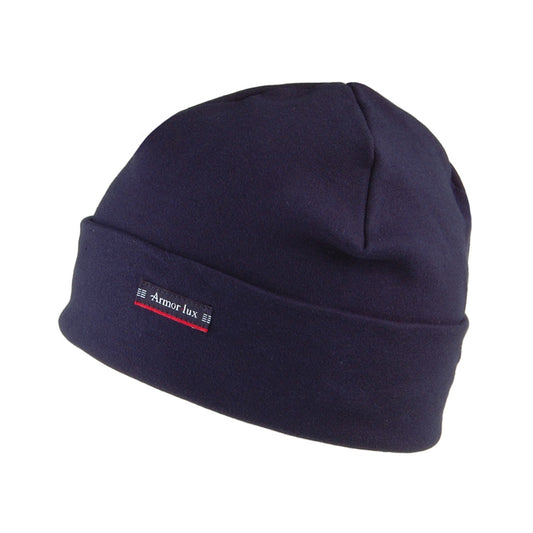 Armor Lux Treguier Beanie Mütze aus Baumwolle - Marineblau