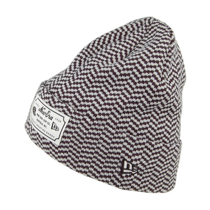 New Era Heritage Cuffed Beanie Mütze - Marineblau-Weiß