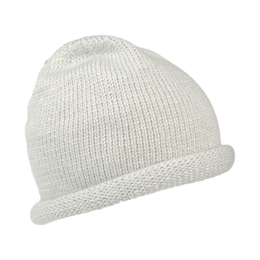 Barts Hevenli Soft Roll Beanie Mütze - Silber