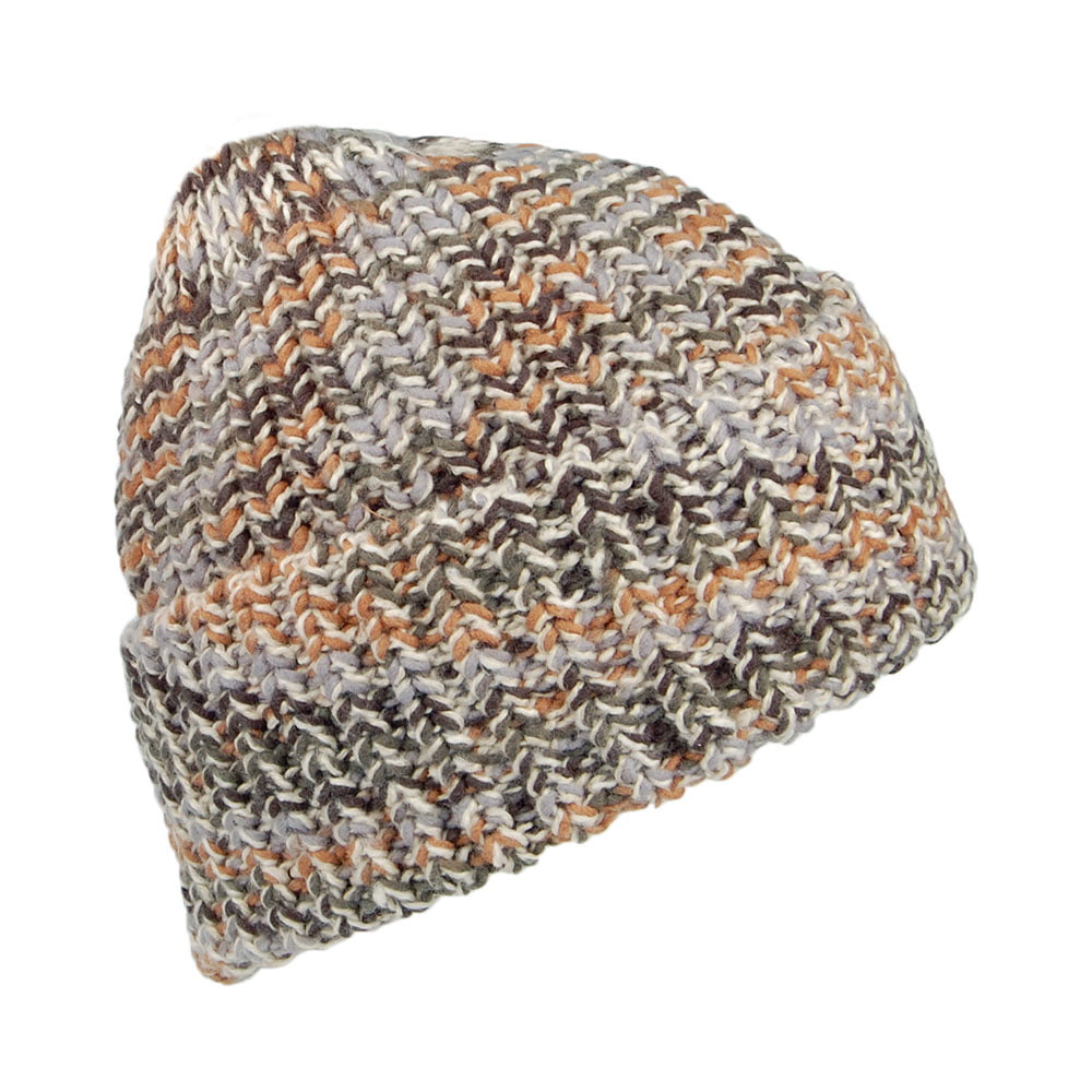 Barts Amelyn Space eingefärbte Beanie Mütze - Grau Multi