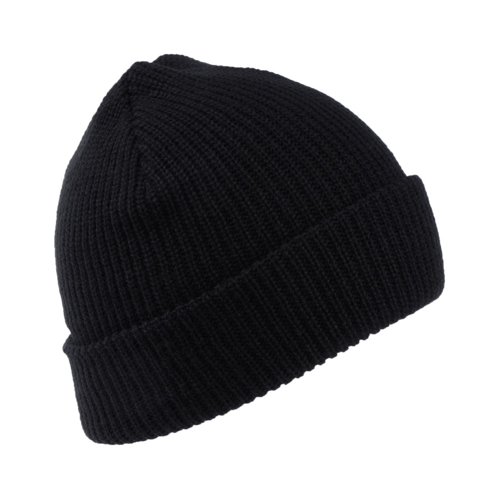 Brixton Heist Beanie Mütze mit Umschlag - Schwarz