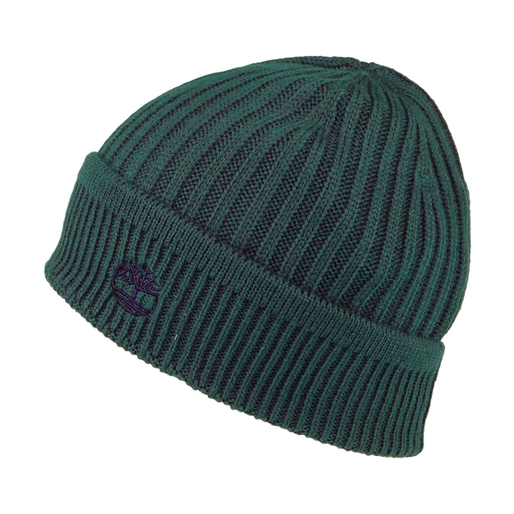 Timberland Beanie Mütze Solid Rib - Petrol