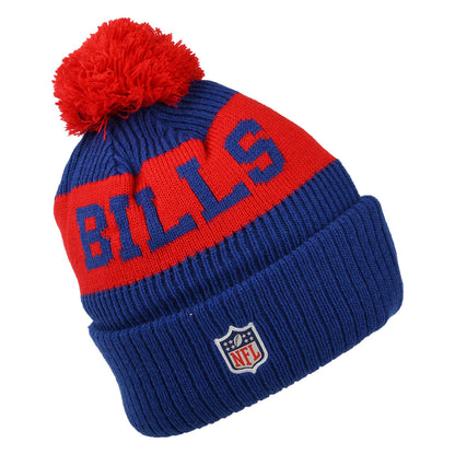 New Era Buffalo Bills Bommelmütze NFL On Field Sport Knit - Blau-Rot