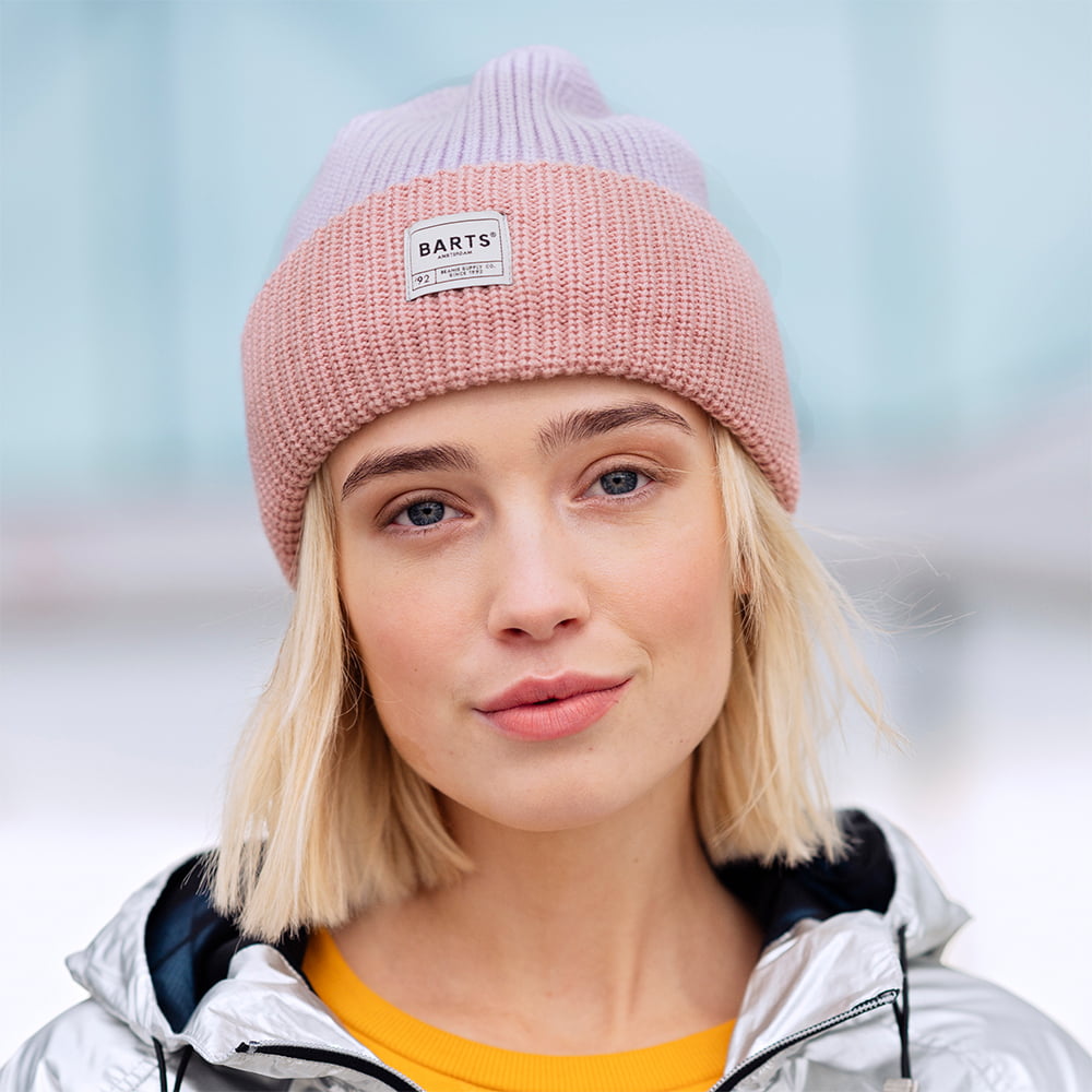 Barts Ymani Beanie Mütze - Rosa