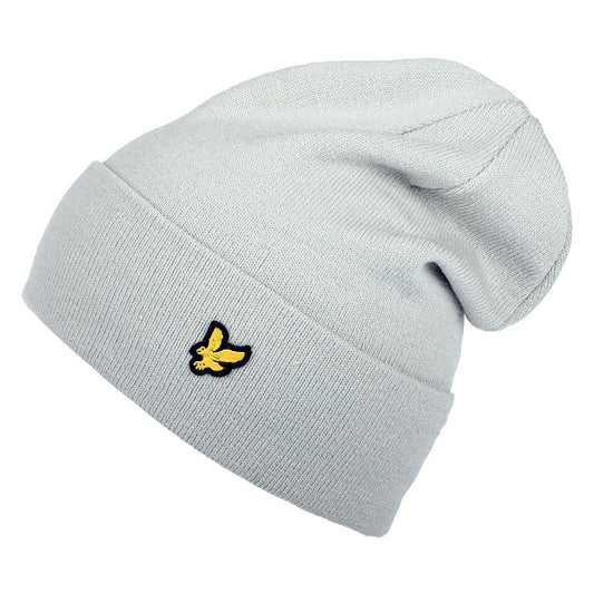 Lyle & Scott Basic Beanie Mütze - Meliertes Grau