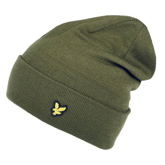 Lyle & Scott Basic Beanie Mütze - Olivgrün