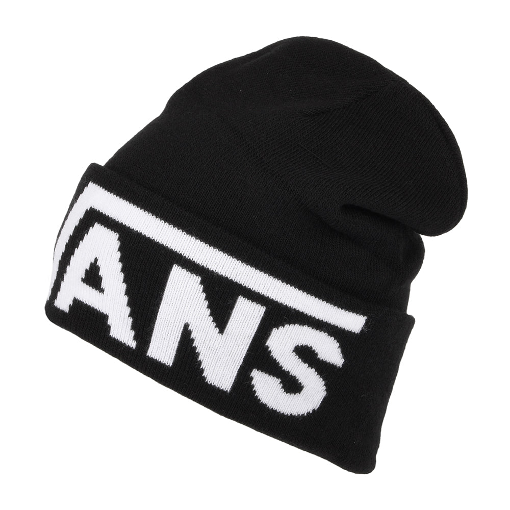 Vans Unisex Drop V Beanie Mütze mit Umschlag - Schwarz