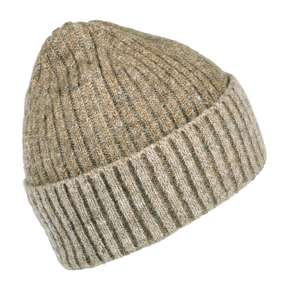 Barts Wyo Gerippte Beanie Mütze - Hellbraun