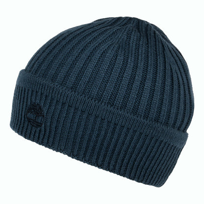 Timberland Beanie Mütze Solid Rib - Blau