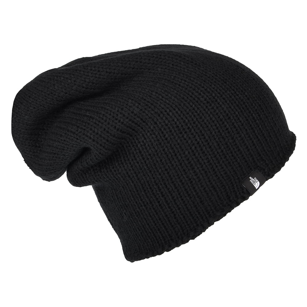 The North Face Shinsky Wendbarer Slouchy Beanie Mütze - Schwarz