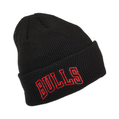 New Era mit Umschlag Chicago Bulls Beanie Mütze NBA Pop Outline - Schwarz