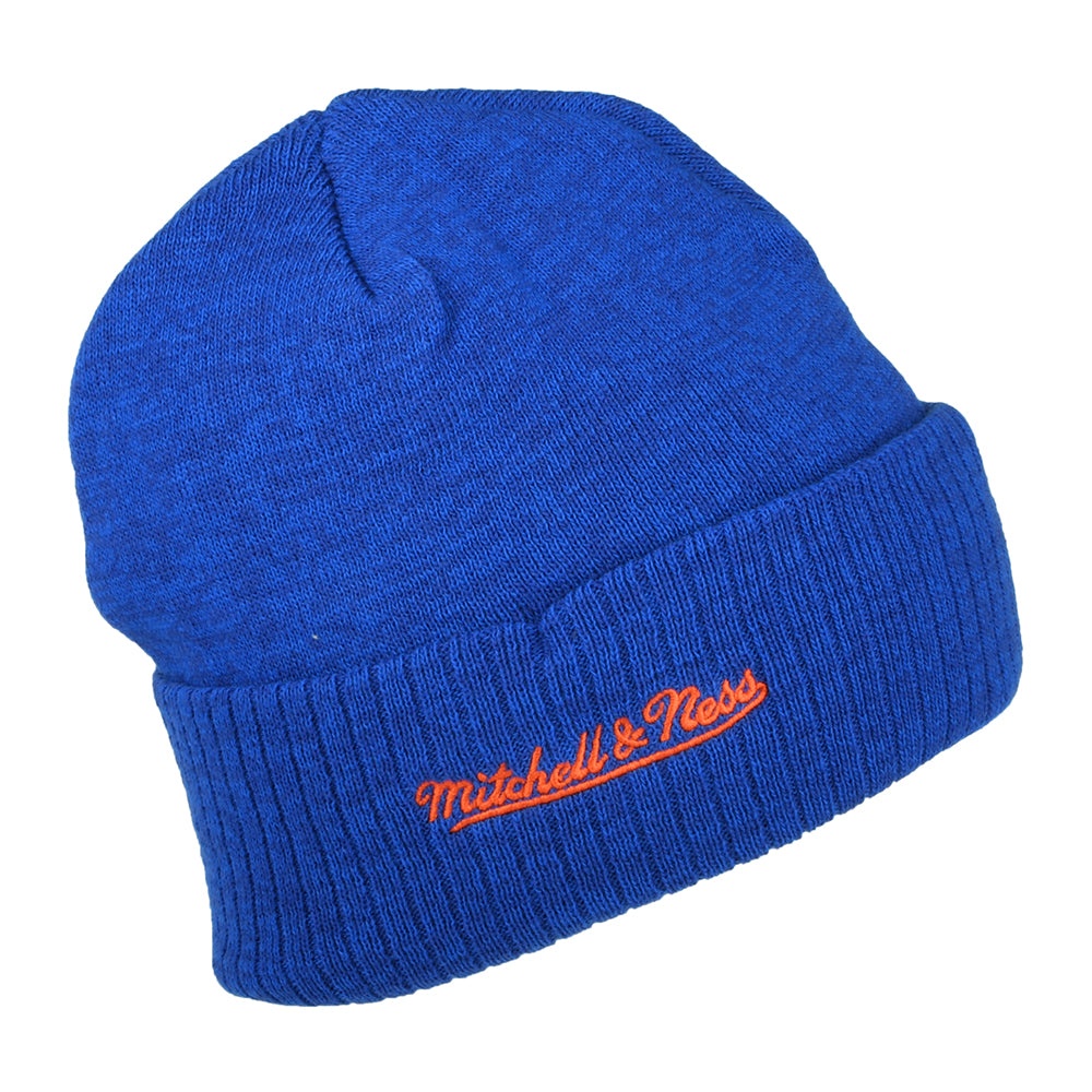 Mitchell & Ness New York Knicks Beanie Mütze - NBA Fandom Knit HWC - Königsblau