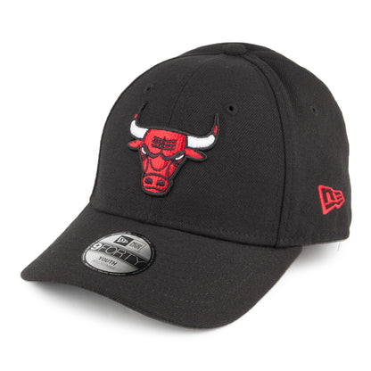 New Era Kinder 9FORTY Chicago Bulls Baseball Cap - NBA The League - Schwarz