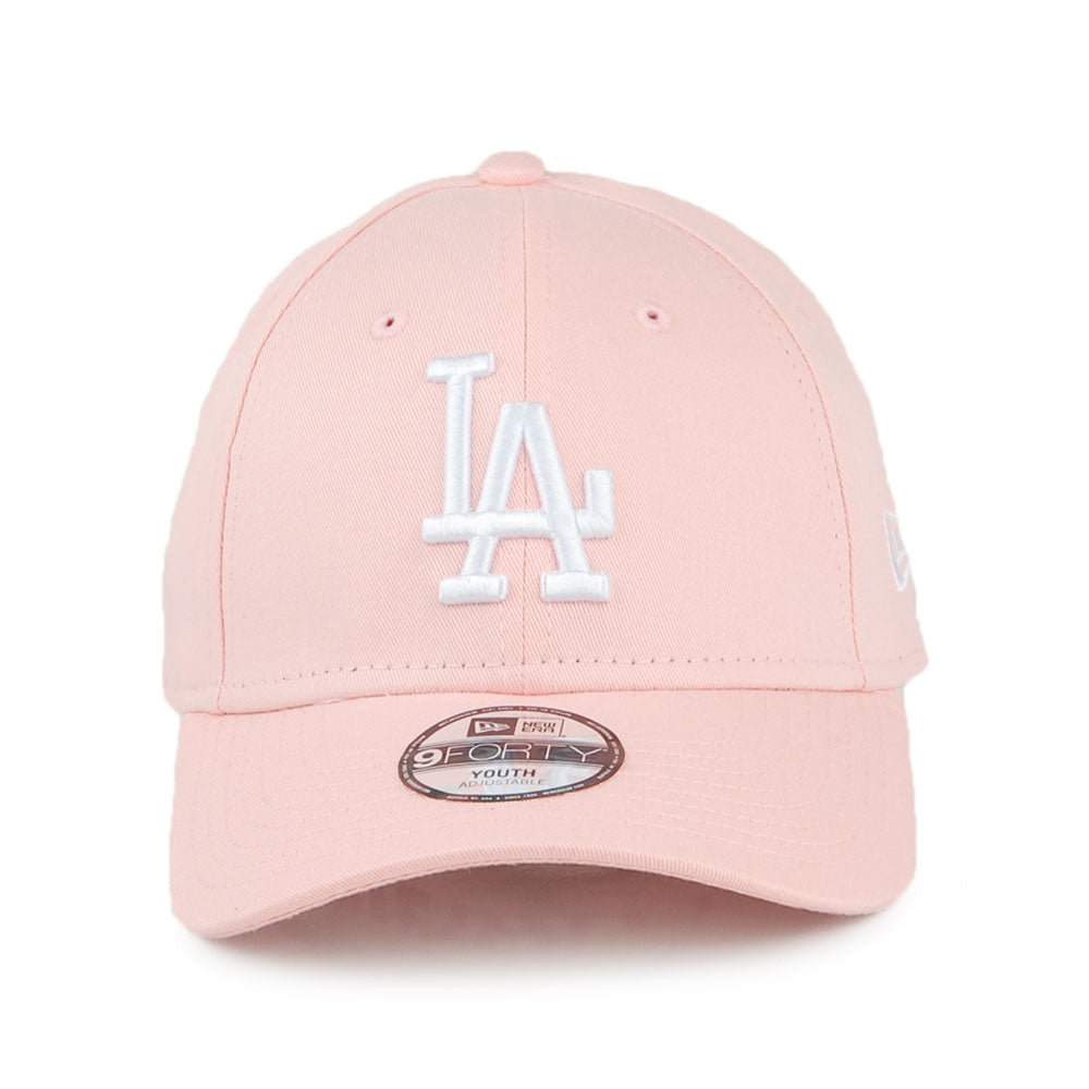 New Era Kinder 9FORTY L.A. Dodgers Baseball Cap - MLB League Essential II - Hellrosa