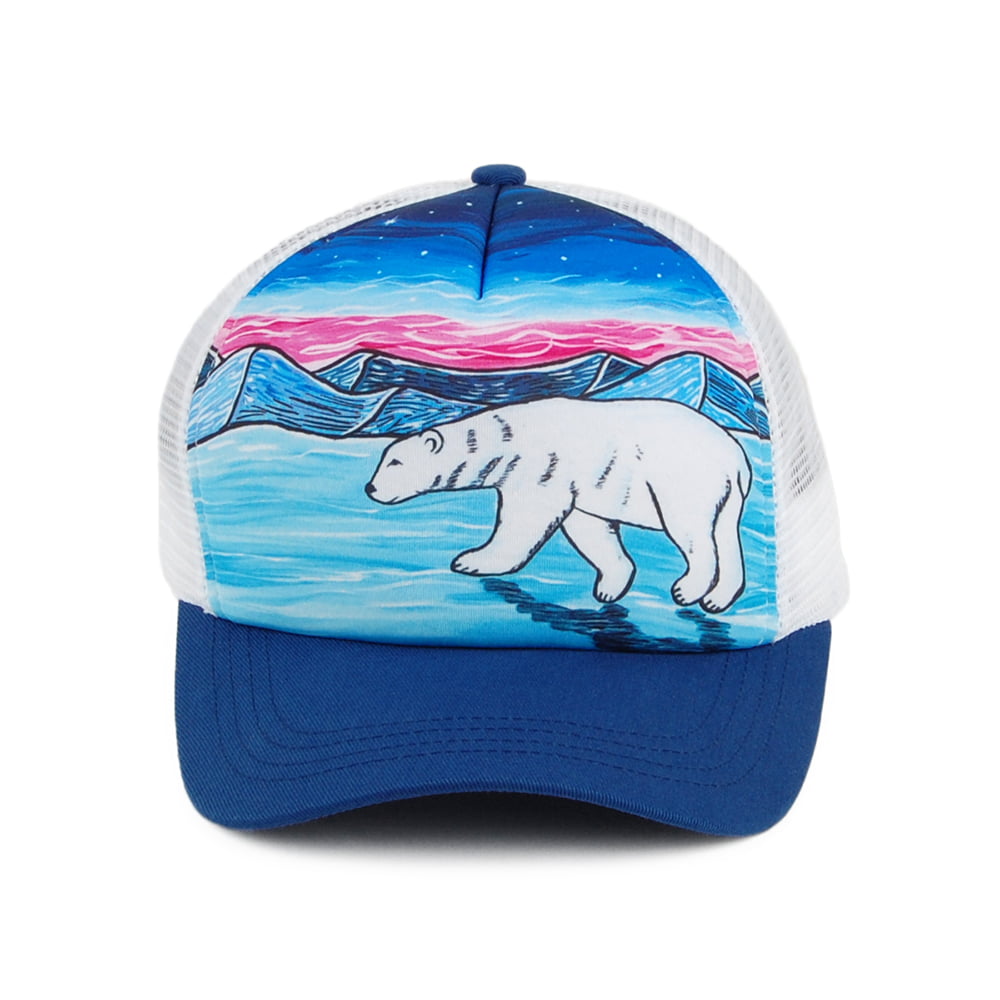 Sunday Afternoons Kinder Artist Series Polar Bear Trucker Cap - Marineblau-Multi