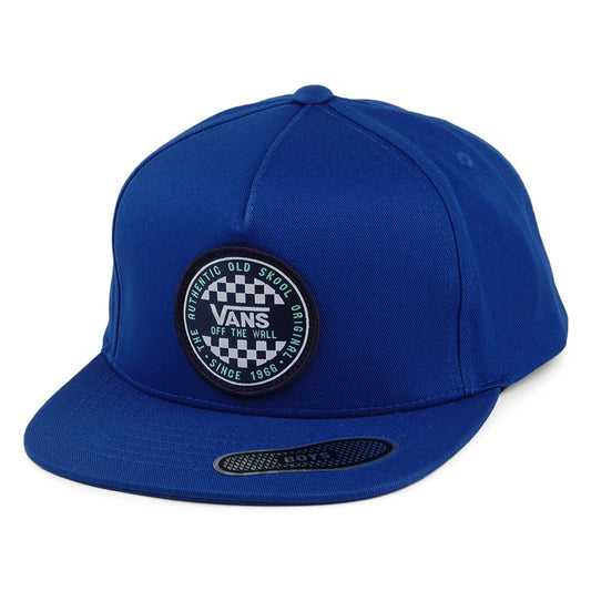 Vans Kinder OG Checkerboard Snapback Cap - Blau