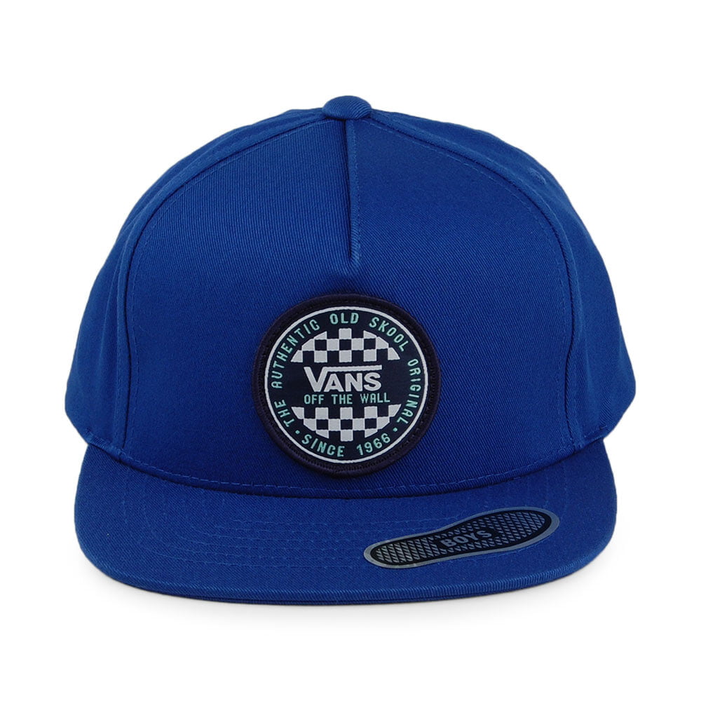 Vans Kinder OG Checkerboard Snapback Cap - Blau