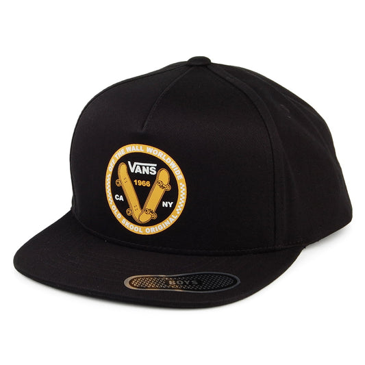 Vans Kinder Old School V Snapback Cap - Schwarz