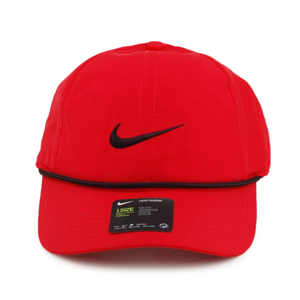 Nike Golf Kinder Heritage 86 Ripstop Baseball Cap - Rot