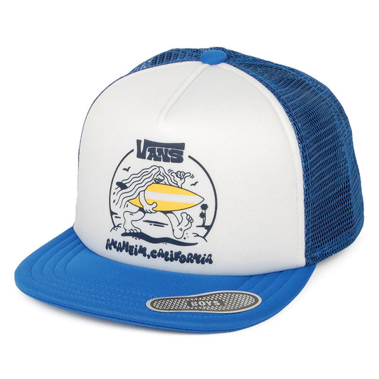 Vans Kinder Wo ist der Strand Trucker Cap - Weiß-Königsblau