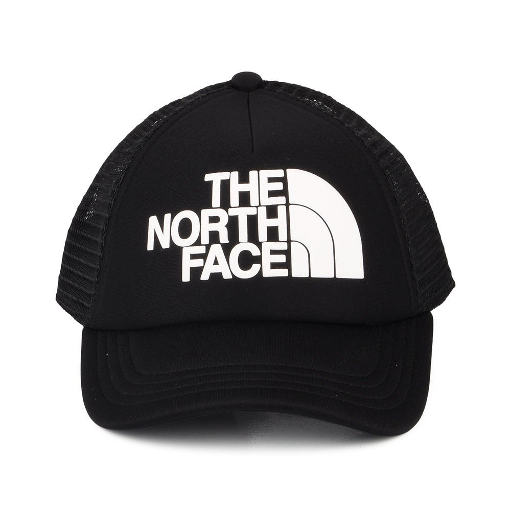 The North Face Kinder Logo Trucker Cap - Schwarz-Weiß