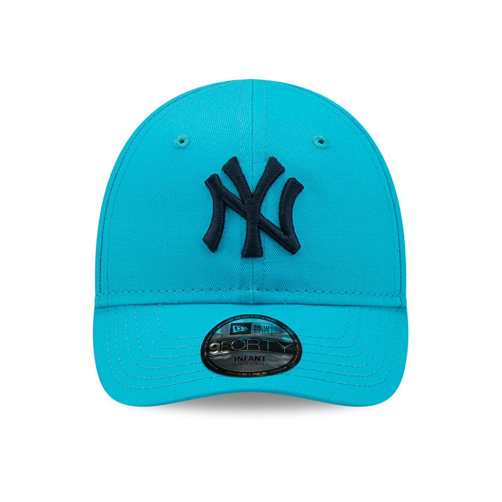 New Era Baby 9FORTY New York Yankees Baseball Cap MLB League Essential II - Türkis-Marineblau