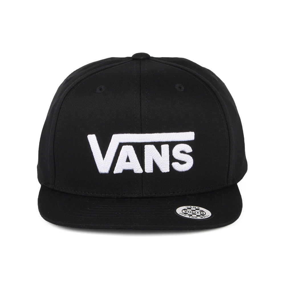 Vans Kinder Drop V II Snapback Cap - Schwarz-Weiß