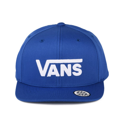 Vans Kinder Drop V II Snapback Cap - Blau-Weiß