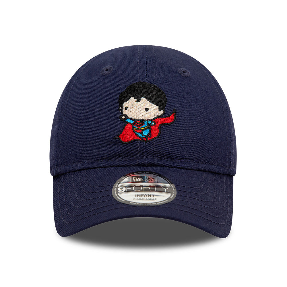 New Era Baby 9FORTY Superman Baseball Cap - DC Comics - Marineblau