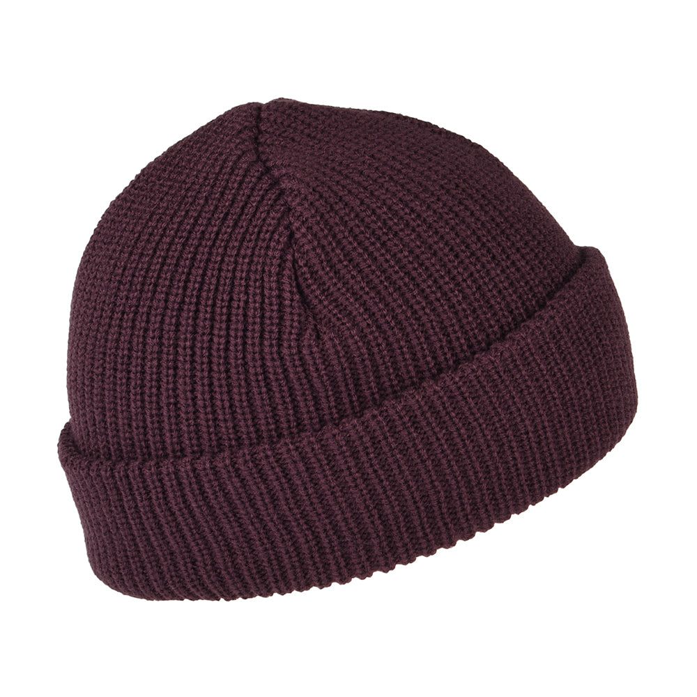 HUF Usual Fisherman Beanie Mütze - Aubergine