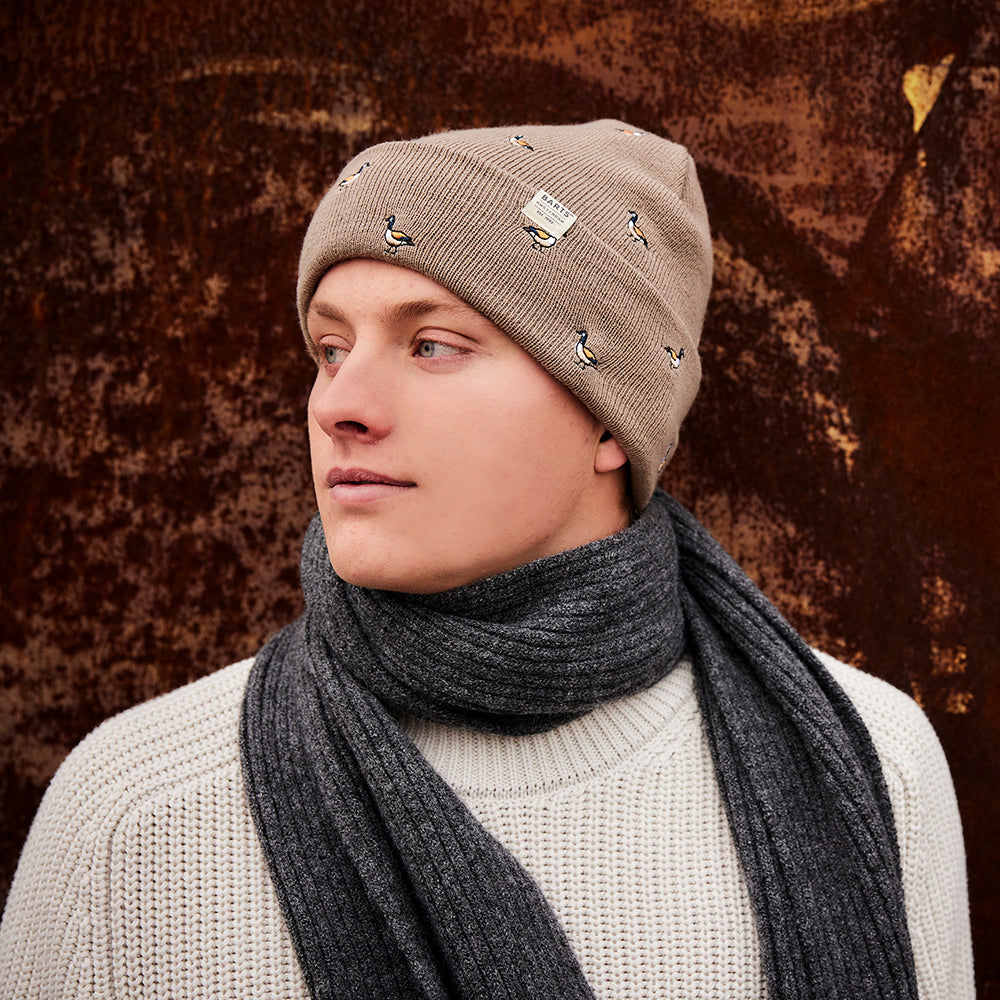 Barts Vinson Cuffed Beanie Mütze - Taupe