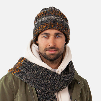 Barts Recycled mit Umschlag Beanie Mütze - Ocker-Multi